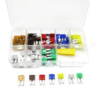 35/70/105pcs Mini M2 Car Fuse Long Foot Insert 5A 7.5A 10A 15A 20A 25A 30A with Puller Tool for Car Boat Truck SUV Automotive
