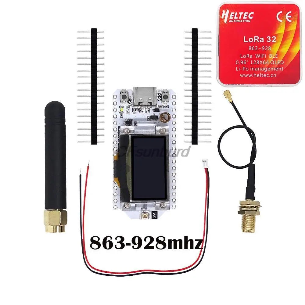 SX1276 SX1278 ESP32 LoRa 868MHz/915MHz/433MHz 0.96 Inch Blue OLED Display Bluetooth WIFI Kit 32 Development Board