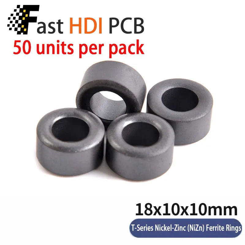Anti-Interference Ferrite Toroid Core Ni-Zn - High Frequency Common Mode Inductor Ring for Electronic Equipment