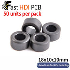 Anti-Interference Ferrite Toroid Core Ni-Zn - High Frequency Common Mode Inductor Ring for Electronic Equipment
