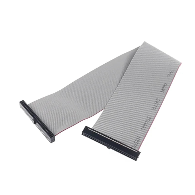 1PCS 1.27MM pitch FC-6/8/10/14/16/20/40/50 PIN 20CM JTAG ISP DOWNLOAD CABLE Gray Flat Ribbon Data Cable FOR DC3 IDC BOX HEADER