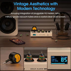 Douk Audio P1PLUS HIFI Valve Tube Preamp with Bluetooth / USB / Coaxial / Optical IN Headphone Amp DSD256