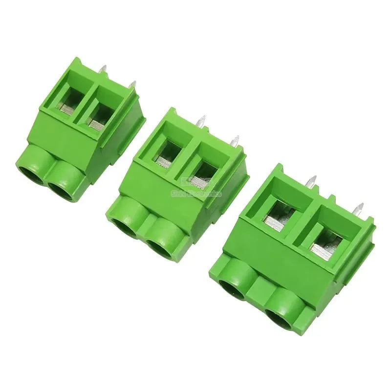 5Pcs Spacing 6.35MM 7.62MM 9.5MM Screw PCB Terminal Block Connector KF635 KF762 KF950 2Pin 3Pin 300V 30A Screw Terminal