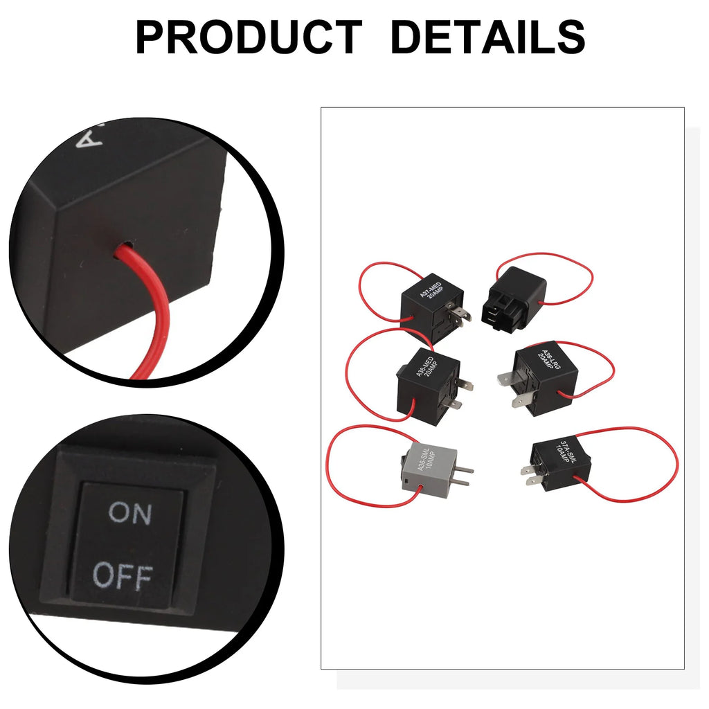 Control Fuel Pump Without Key Bypass Switch Relay Bypass Switch 20 Amps Continuous Load For Fuel Injection Testing