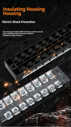Dual Row Strip Screw Terminal Block TB1503-TB151 15A  Fixed Wiring Board Wire Connector for Electronic Components