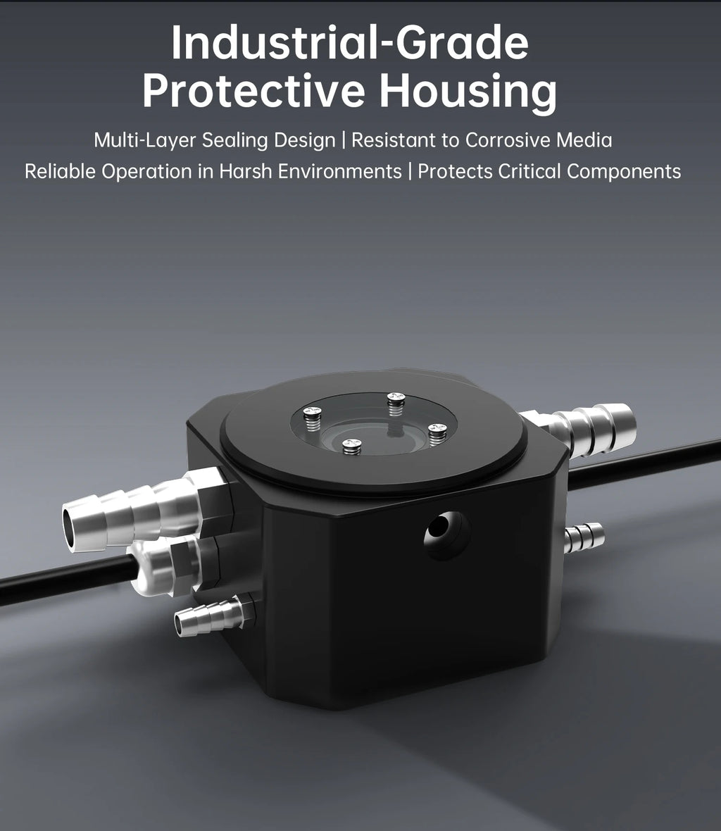 High Precision Differential Pressure Hydrostatic Leveling Sensor / Settlement Monitoring System / RS485 Output for Bridge & Buil