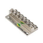 Ground Row Copper Bar Connection Terminal JDG-A Distribution Box Double-layer Terminal Block Copper galvanizing large current