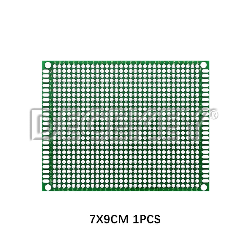 Double side PCB 2.54mm FR-4 7x9 6x8 5x7 4x6 3x7 2X8 12x8cm 9x15cm DIY Universal printed circuit PCB board protoboard 6*8 5*7