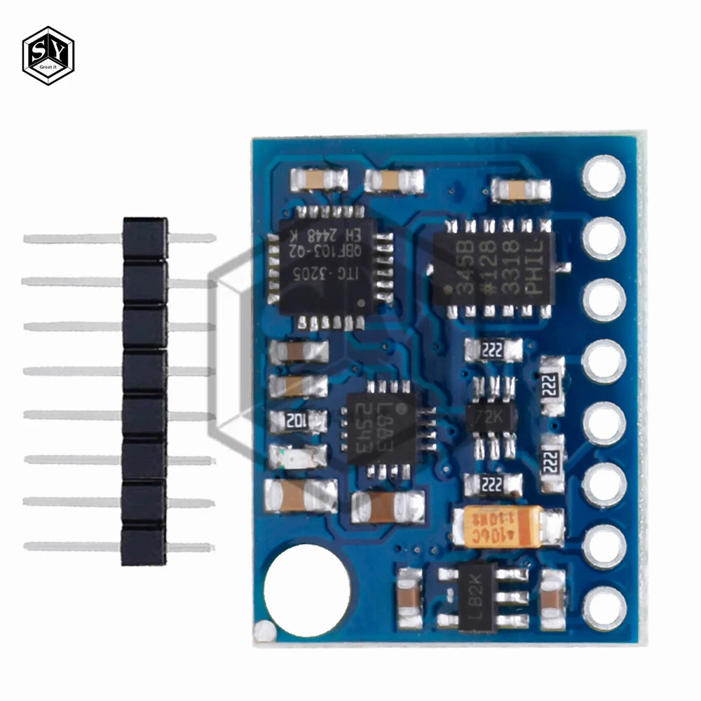 High Precision 9DOF 9-Axis IMU Sensor Module GY-85, ITG3205 ADXL345 QMC5883L BMP088
