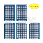 5-10PCS Prototype BoardsBlue Circuit Perfboard PCB 3x7cm 4x6cm 5x7cm 7x9cm Double Sided Circuit Boards DIY Electronic Kit