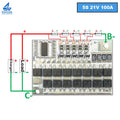 1/3/5PCS 3S 4S 5S BMS 100A Lithium Battery Protection Board Li-ion LiPo 12.6V 16.8V 21V Balance Charging Module