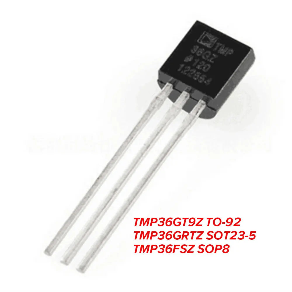 5PCS TMP36GT9Z TO-92 TMP36GRTZ SOT23-5 TMP36FSZ SOP8 TMP36 Temperature Sensor