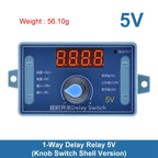 DC 5V 12V 24V 10A Adjustable Time Delay Relay Module 32 Modes LED Digital Timming Trigger Timer Control Switch Pulse Cycle