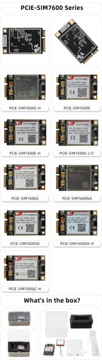 T-PCIE Development Board 4G Wireless RF Applications SIM7600 ESP32-WROVER-E WIFI Module for IoT Projects