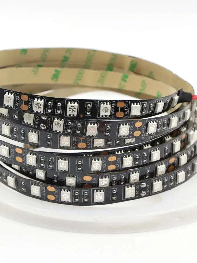 DC 12V SMD 3528 5050 Flexible LED Strip Orange Light 60/120 LEDs per Meter DIY Car Chassis Lighting Strip for Vehicle