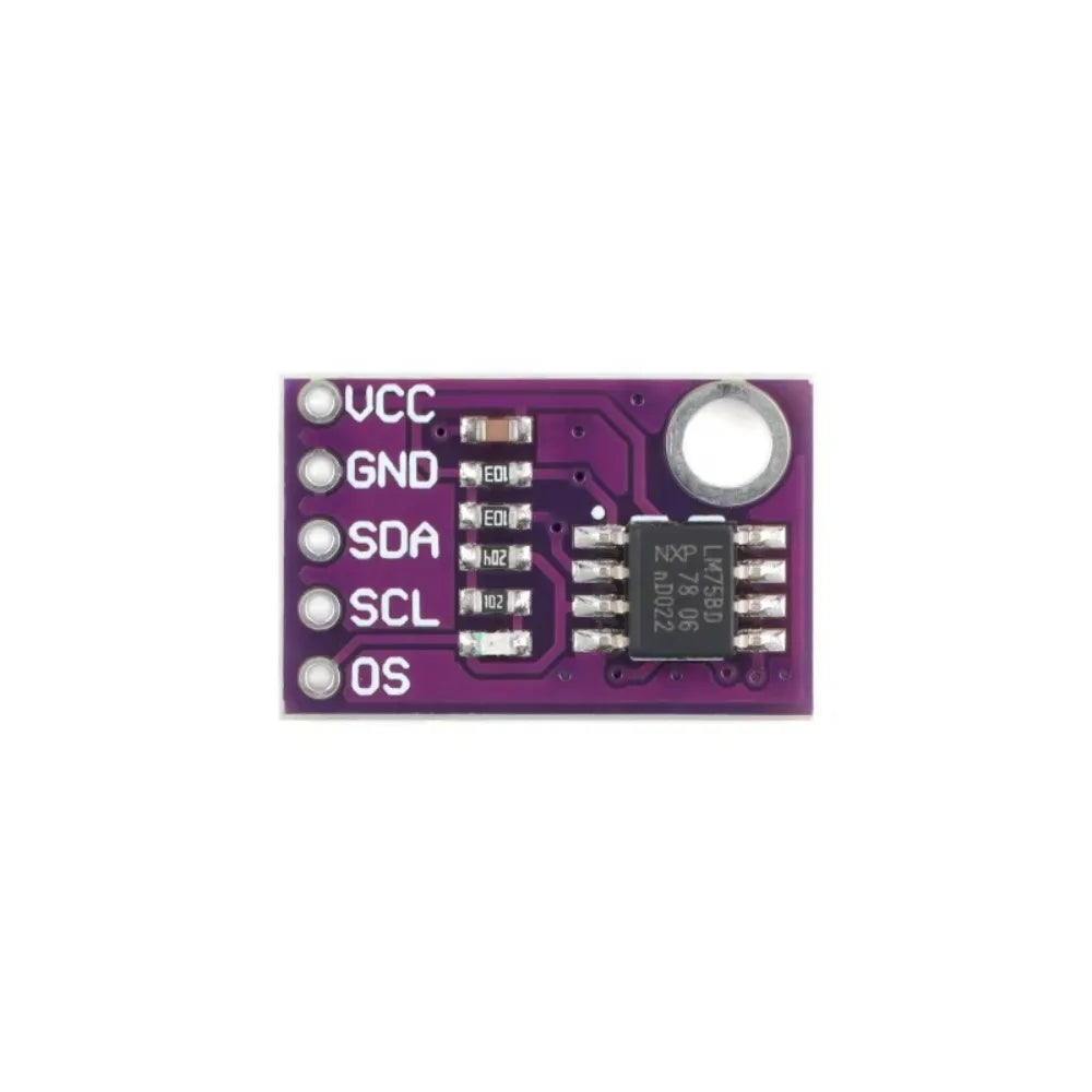 LM75 CJMCU-75 Temperature Sensor Module High Speed I2C IIC Interface High Precision