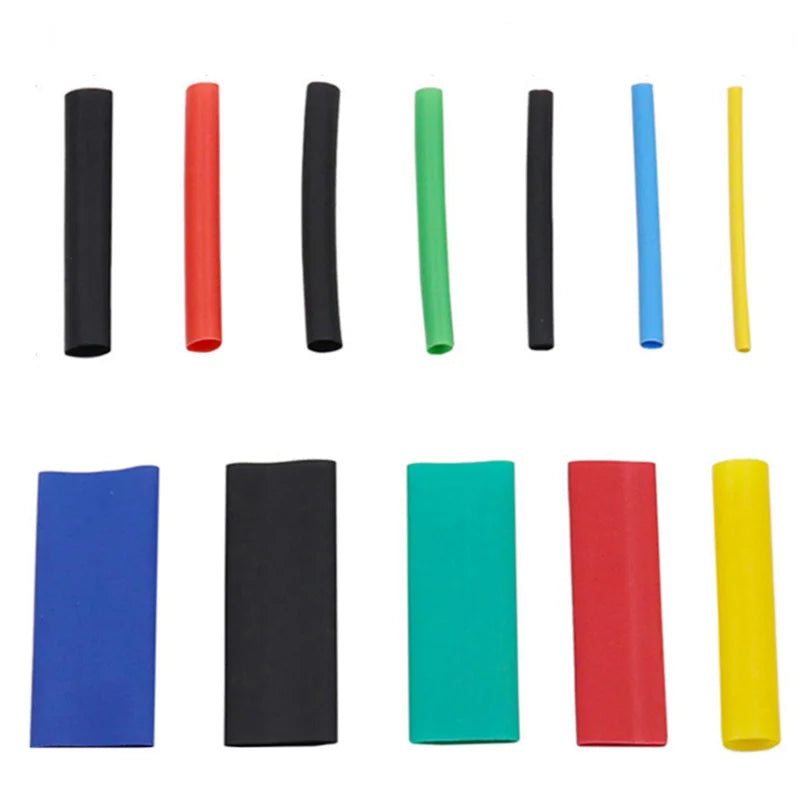 2:1 Times Shrink,Heat Shrink Tube Set,Polyolefin,Insulated Heat Shrinkable Sleeve for Wire Connection and Data Line Protection