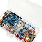 Starter Kit for Arduino Uno R3 Breadboard Basic simple learning kit, sound/water level/humidity/distance detection, LED control