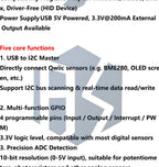 MCP2221A Type-C Signal Converter Board STEMMA QT Qwiic USB Measurement Module for Arduino