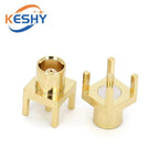 1-10PCS MCX MMCX Male Female PCB Mount Straight RF Coax Connector Right Angle 90-Degree Goldplated Welding Terminal