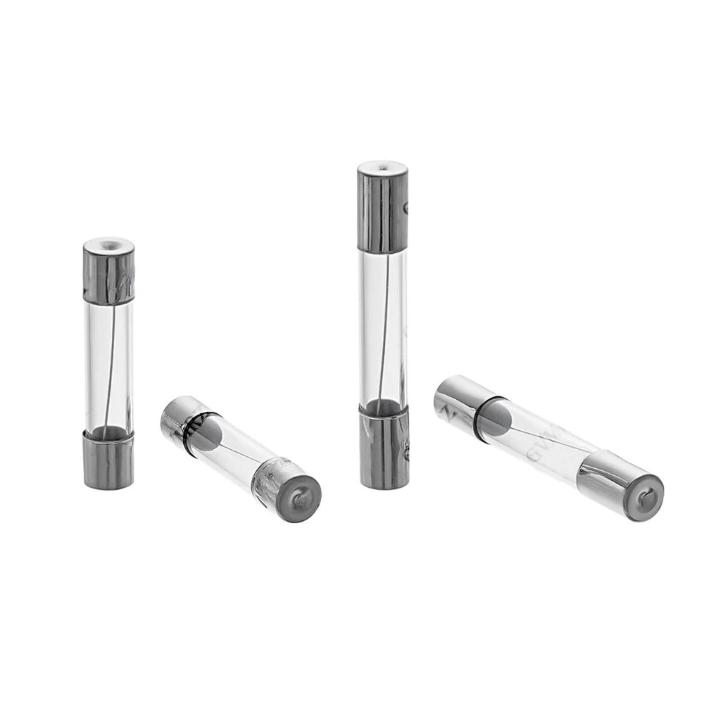 10pcs/lot 5*20mm 6*30mm 0.5 1 2 3 4 Fast Blow Glass Tube Fuses 5x20 6x30 mm 250V 5 6 8 10 15 20 25 30 A AMP Fuse