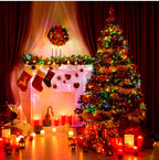 Waterproof LED Christmas Fairy String Lights White Warm RGB Lighting For Curtain Wedding Party Indoor Outdoor Home Decoration