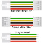 10Pcs 26AWG HY 2.0mm Pitch 2/3/4/5/6/7/8/9/10 Pin Harness Cable 10/20/30cm Single/Double Head Same Direction / Reverse Direction