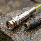 30/5PCS BNC Solderless Connector Q9 HD Video Oscilloscope BNC Male Plug Female Welding Free 75-5 Ohm Monitoring Weldings Cable