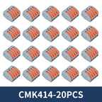 10/20Pcs Quick Push in Lever Wire Connector Splicing Compact Terminal 2 3 4 5 Ports Fast and Stable Connection Easy Installation