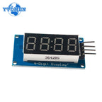 TM1637 Display Module LED 7 Segment 4 Bits 0.36 Inch Clock RED Anode Digital Tube Four Serial Driver Board for Arduino
