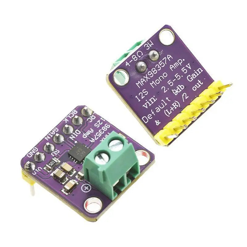 ࿑MAX98357A Audio Amplifier Module 3W I2S Input Class D Power Board Without Filter High Quality for DIY Projects