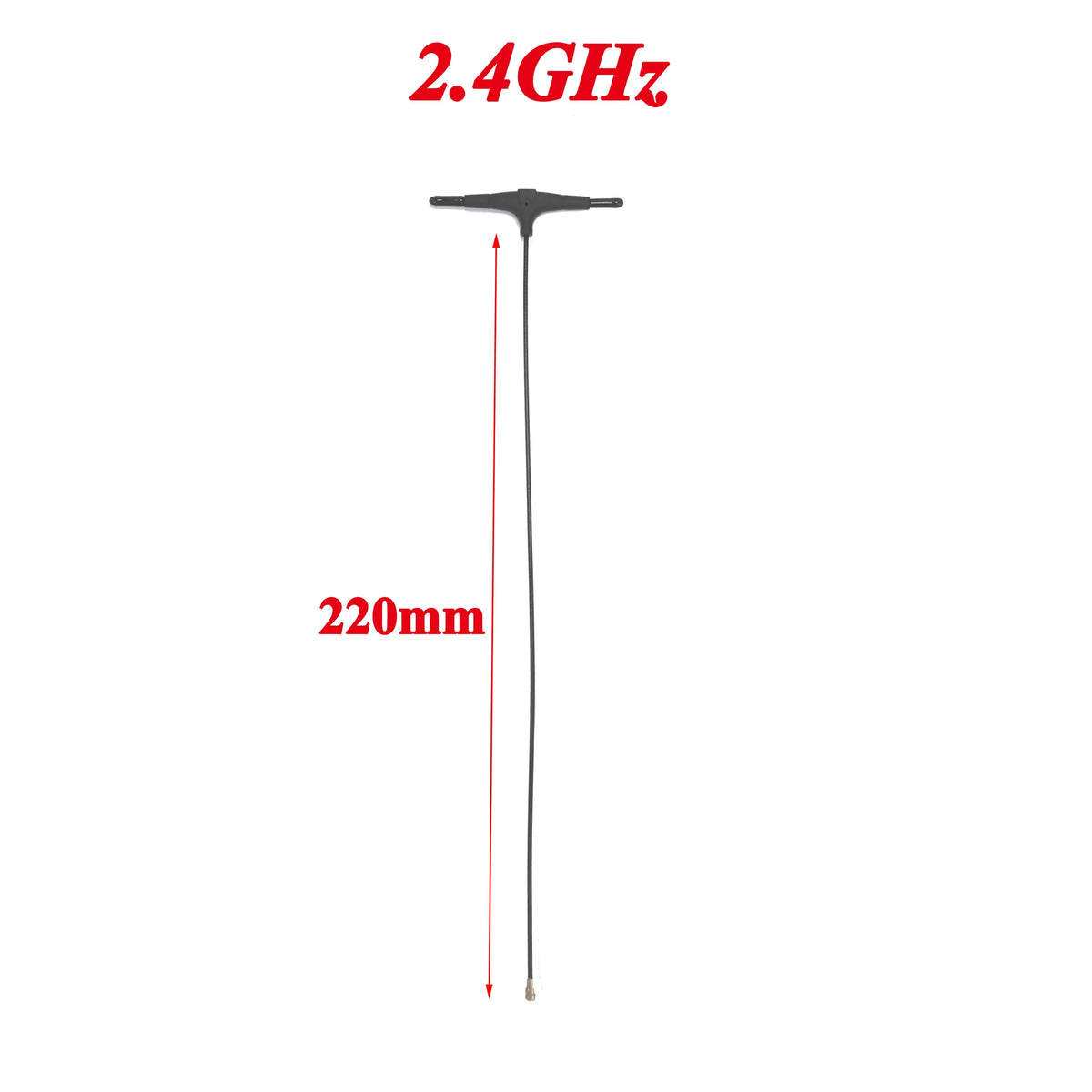 915MHz 2.4G T-type ELRS Antenna 78/120/220mm  IPEX 1 IPEX1 for FPV Drone TBS CROSSFIRE FRSKY R9mm R9MX ELRS Nano EP1 RX Receiver
