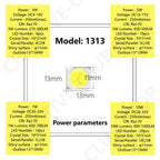 10pcs A Lot 3W/5W/7W/10W 6500K/4000K/3000K LED COB Light Beads 1313 LED Lamp Bead LED Bulb Chip Spot Light Downlight Diode Lamp