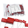 50PCS 400V 10NF-3.3UF 10values Metallized Polyester Film Capacitors KIT DIY CBB Capacitor Assortment Kit