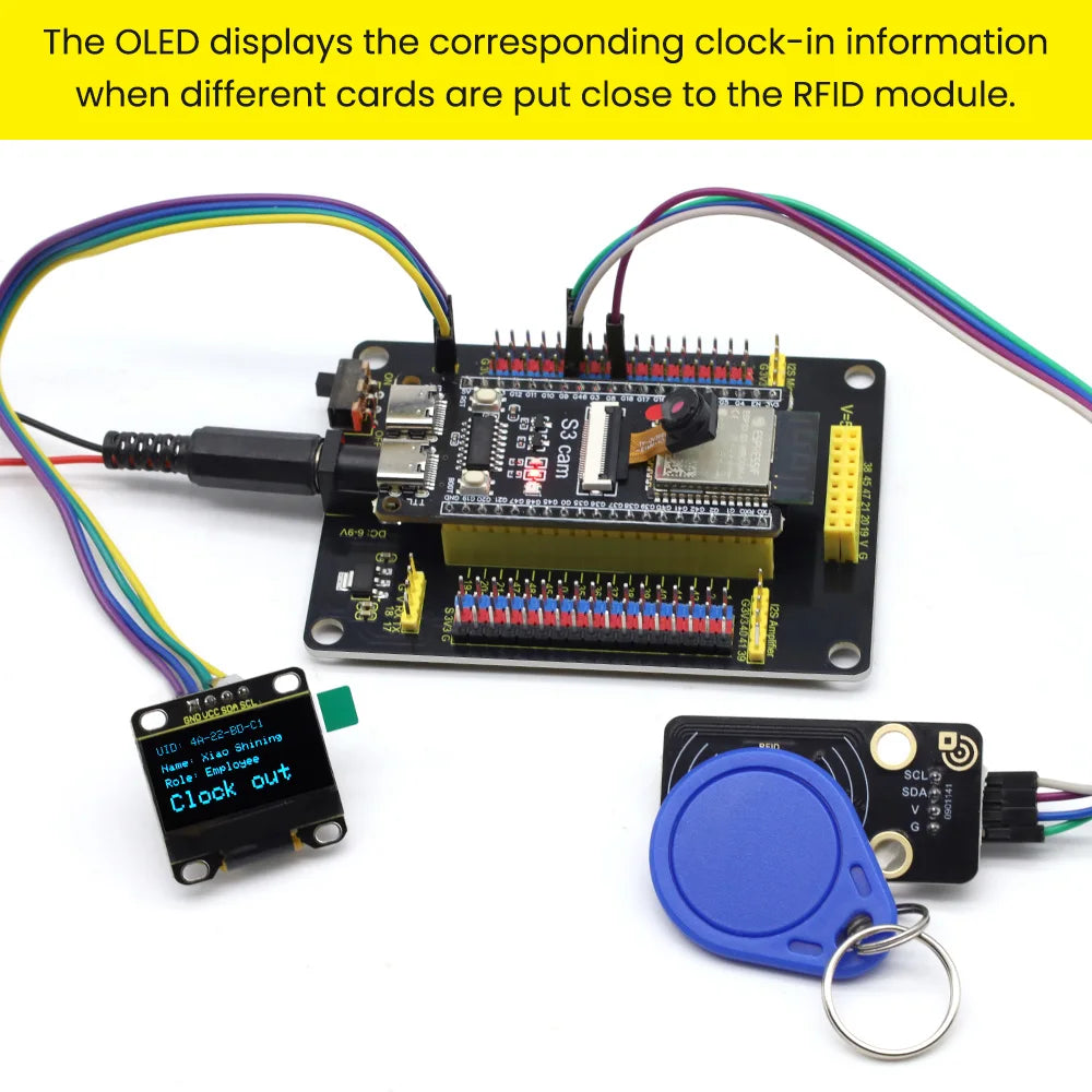 1 Set ESP32-S3 CAM Development Board N16R8+Type C USB Cable with ESP32 S3 Cam Sensor Shield for Arduino ESP32 S3 IDE Programming