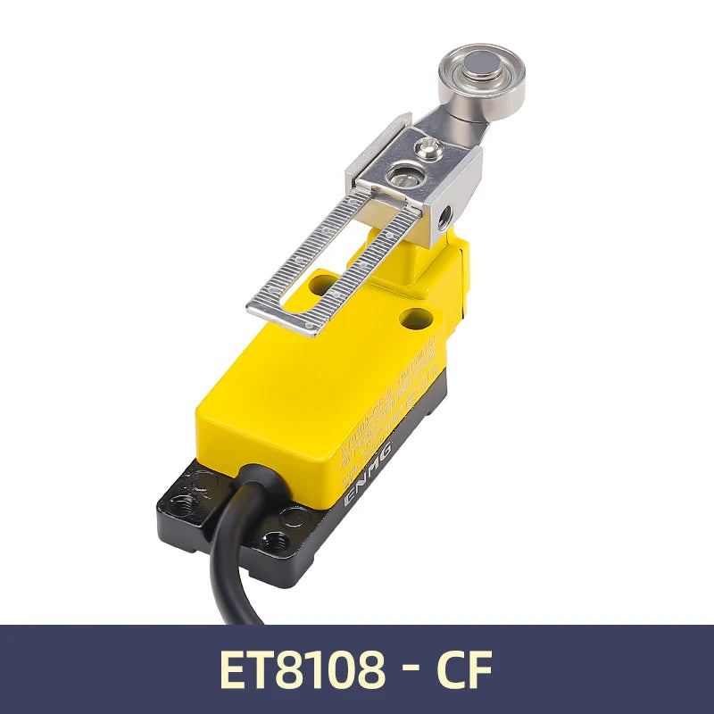 ENMG ET8108-CF IP67 Waterproof Travel Limit Switch Mechanical Position Switch Roller Lever for Industrial Equipment Farm Manure