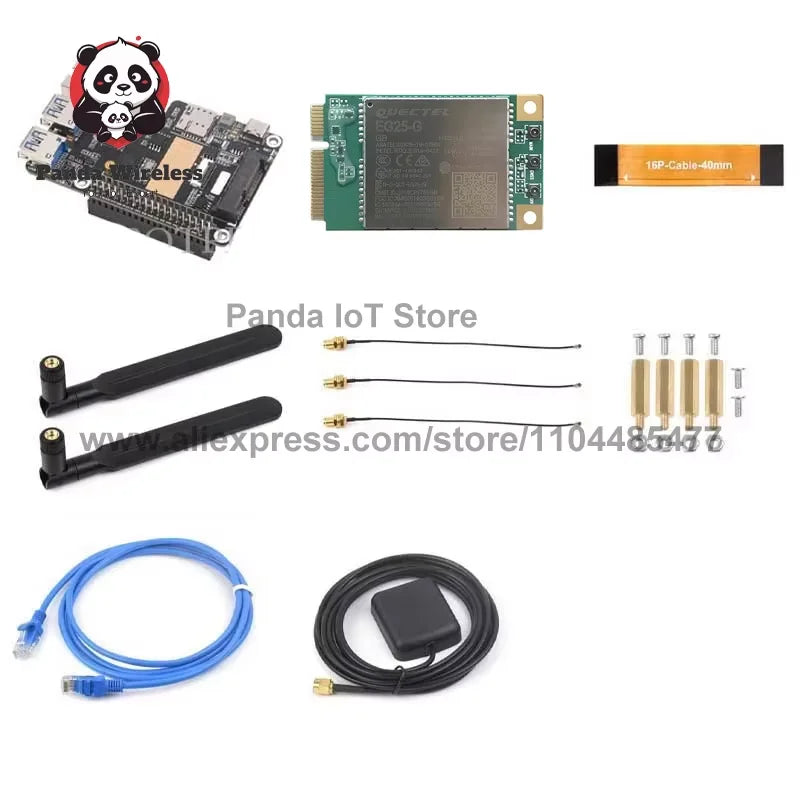 STOCK! Rasberry Pi 5 PCIe Mini PCIe 4G LTE Gigabit Ethernet USB HUB HAT with SIM7600E SIM7600SA-H SIM7600G EC25-AUX EG25 Module
