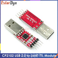CP2102 chip module, USB to serial port module, adapter, USB to TTL, STC downloader, UART