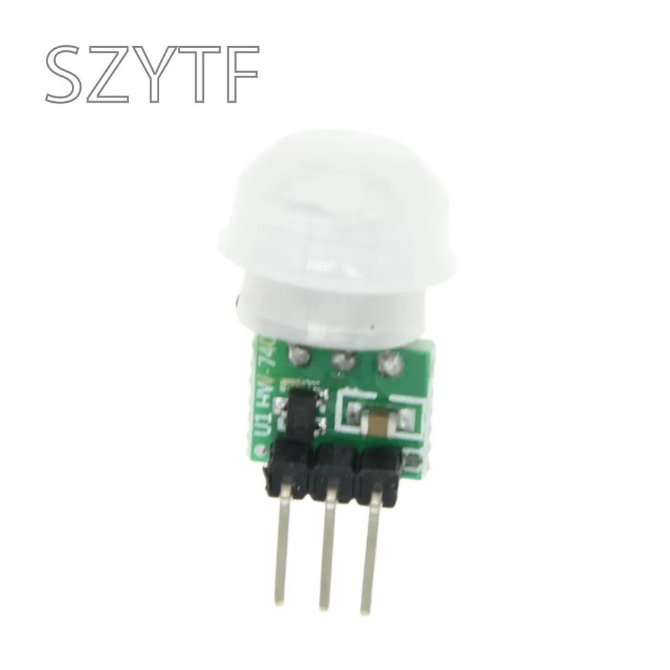 1-50PCS Mini IR Pyroelectric Infrared PIR Motion Human Sensor Automatic Detector Module AM312 Sensor DC 2.7 to 12V
