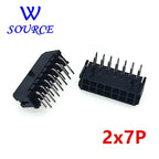 Molex 3.0mm Plug-in Needle Holder Bent Needle Connector Looper 2*1/2/3/4/5/6/7/8/9/10/11/12P MX3.0mm Double Row Curved Connector