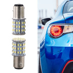 2PCS Small LED Bulbs ForSMD 1206 BAY15D 64SMD LED 1157 Dual Filament Brake Stop Tail Light Bulb Globe 12V Turn Signal Light