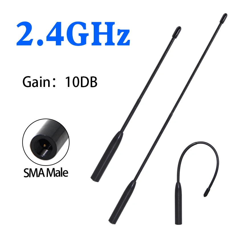 WIFI 2.4GHz Soft Antenna Omnidirectional High Gain Router Skymap Data Transmission Zigbee External Bluetooth Remote Control Bent