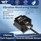 WitMotion WTVB01-485 IPX8 Vibration Sensor 3axis (XYZ) Modbus Vibration Analyzer Displacement(Acceleration +Speed+Amplitude)