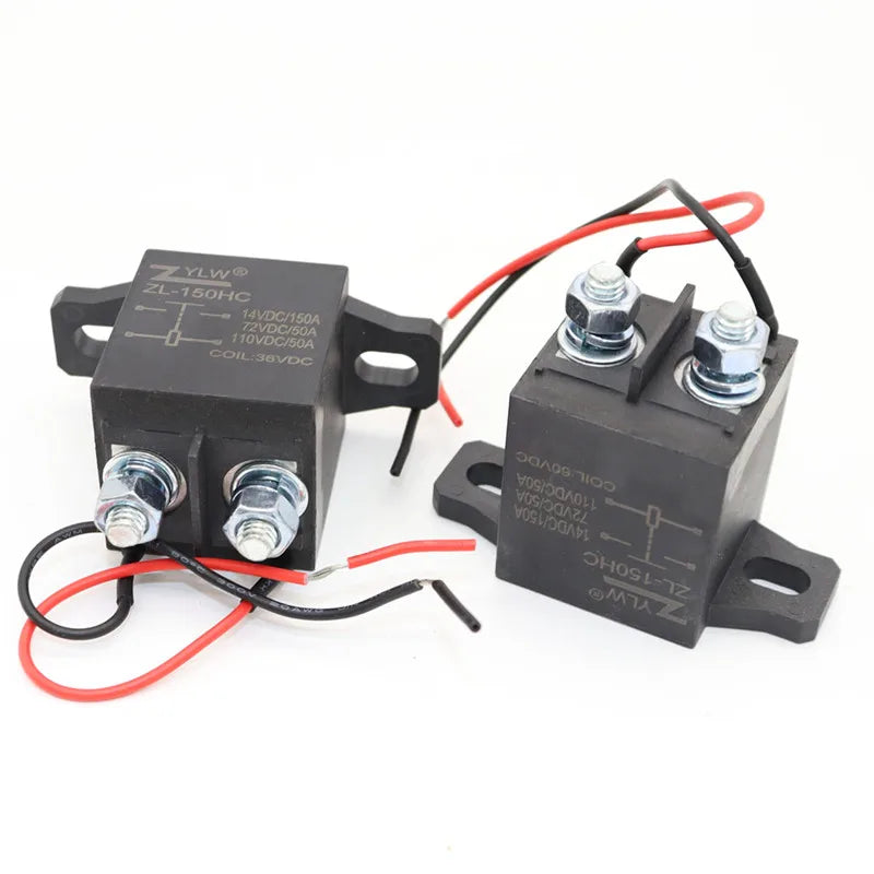 Automotive New Energy Start Long Time Relay Arc Extinguishing Dc Contactor With Strong Magnetic Field 150A12V24V48V72V