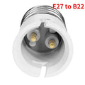 4pcs E27 to B22, B22 to E27 Light Socket Adapter 250V2A PBT Housing CE Rohs LED Lamp Base Holder Socket Converter