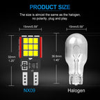 NAO T15 W16W LED CNABUS Bulb No Error T16 15W 1500LM 921 30SMD 3030 Super Bright Car Backup Light White 12V Auto Reverse Lamp