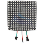 WS2812B RGB LED Digital Flexible Individually Addressable Panel Light WS2812 8x8 16x16 8x32 Module Matrix Screen DC5V 5050 RGB