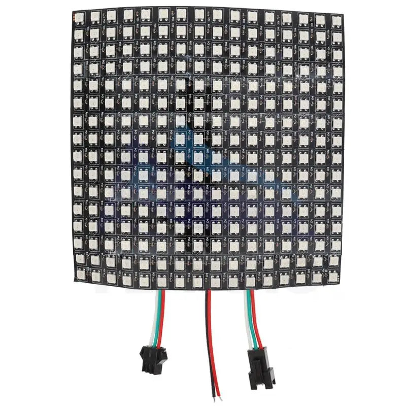 WS2812B RGB LED Digital Flexible Individually Addressable Panel Light WS2812 8x8 16x16 8x32 Module Matrix Screen DC5V 5050 RGB