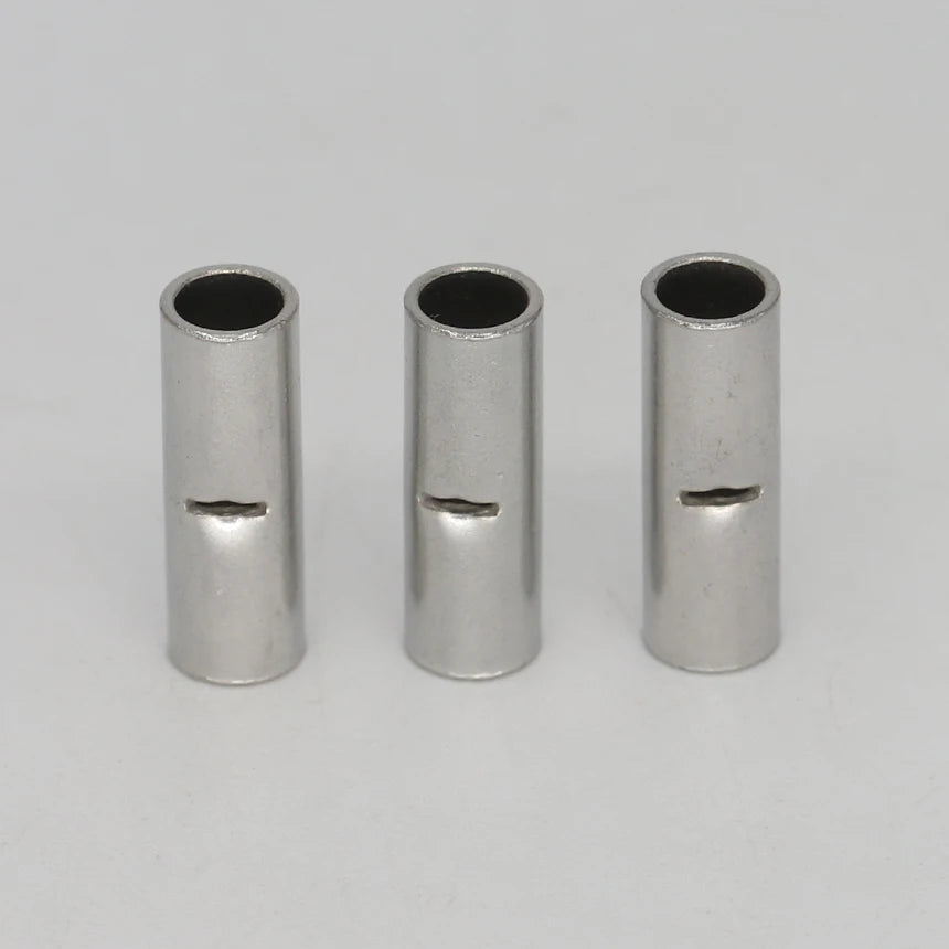 BN Copper Electrical Wire Cable Connection Crimp Sleeve Tubular Ferrule Lug Connector Non-Insulated Tube Butt Splices Terminal