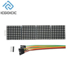 MAX7219 Dot Matrix Module For Arduino Microcontroller 4 In One Display with 5P Line 